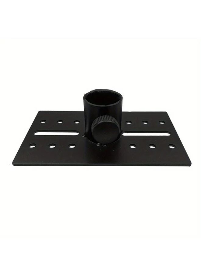Black Adjustable Tripod Stand Adapter For DJ PA Speakers Indoor Outdoor Use - Image 2