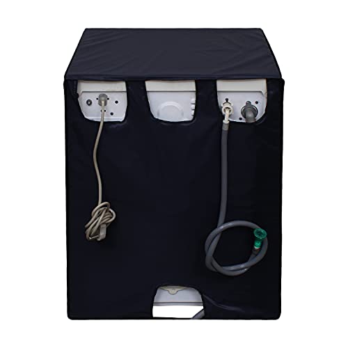 Lithara Waterproof Front Load Washing Machine Cover 7 Kg, 7.2 Kg, 7.5 Kg, 8 Kg (Blue) - Image 4
