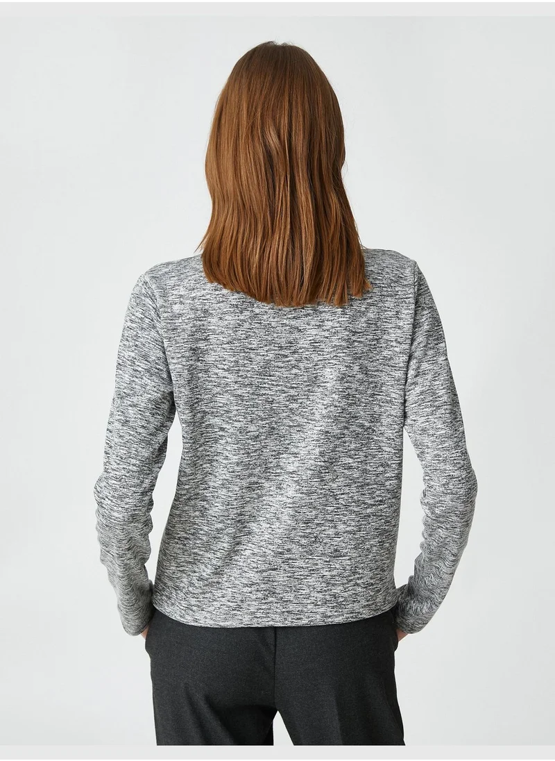KOTON Şahika Ercümen X Koton - Half Zipper Sweatshirt