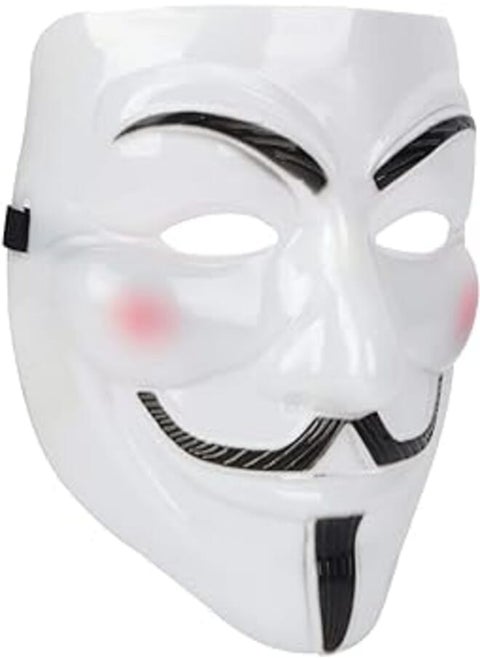 Miuion Guy Fawkes Mask -V for Vendetta， Anonymous Hacker Cosplay Party Mask for Halloween