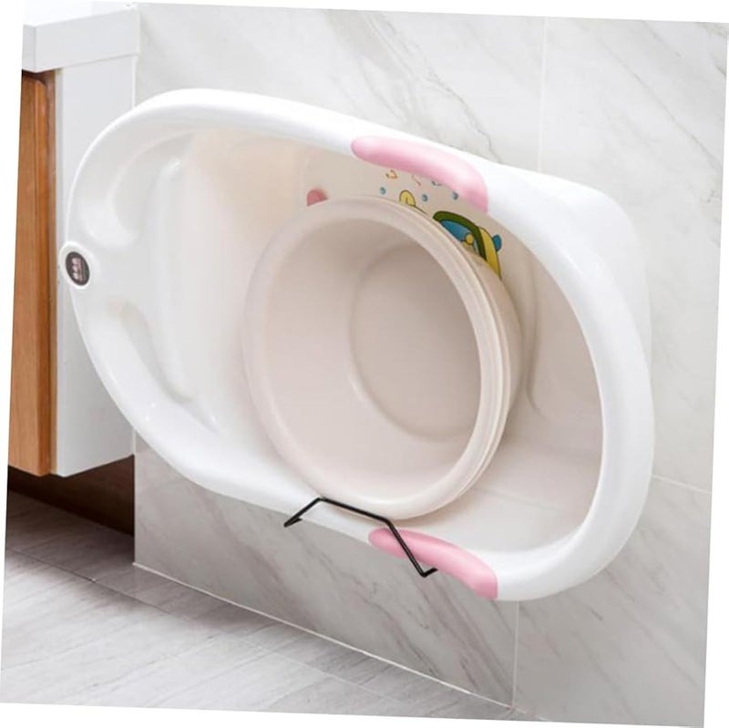 Elegant Black Adhesive Towel Hooks Strong Bathroom Organizer For Smooth Surfaces - Image 4