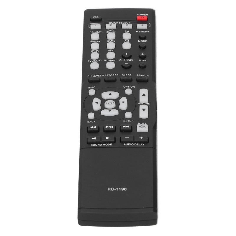 جهاز تحكم عن بعد لجهاز استقبال الصوت والفيديو من دينون AVR-X520BT AVR-S500BT AVR-S510BT AVR-X510BT - مصنوع من مادة ABS عالية الجودة مقاومة للتآكل ومتينة - مسافة التحكم تصل إلى 33 قدمًا للمسرح المنزلي - Image 4