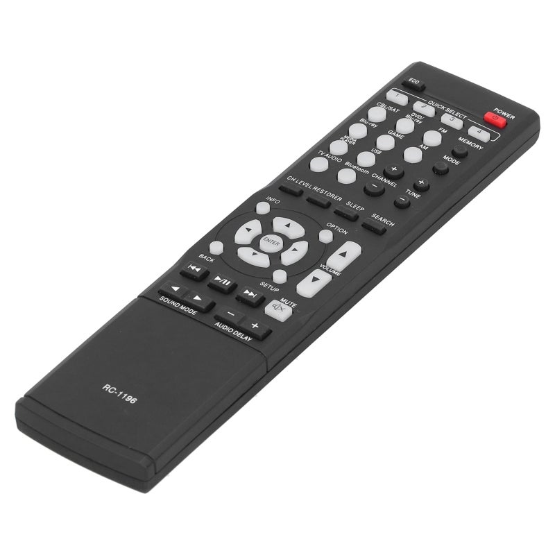 جهاز تحكم عن بعد لجهاز استقبال الصوت والفيديو من دينون AVR-X520BT AVR-S500BT AVR-S510BT AVR-X510BT - مصنوع من مادة ABS عالية الجودة مقاومة للتآكل ومتينة - مسافة التحكم تصل إلى 33 قدمًا للمسرح المنزلي - Image 2
