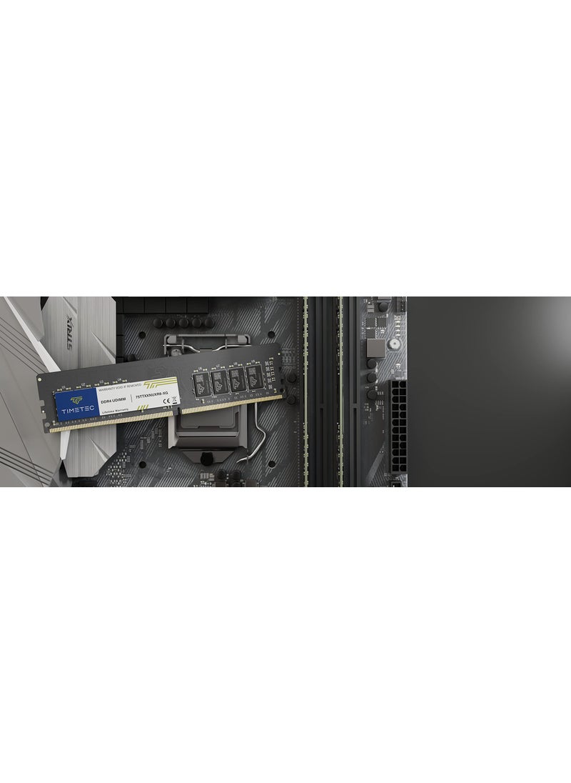 Timetec Timetec 16GB KIT(2x8GB) DDR4 2400MHz PC4-19200 Non-ECC Unbuffered 1.2V CL17 1Rx8 Single Rank 288 Pin UDIMM Desktop PC Computer Memory RAM Module Upgrade (16GB KIT(2x8GB))  - Image 4
