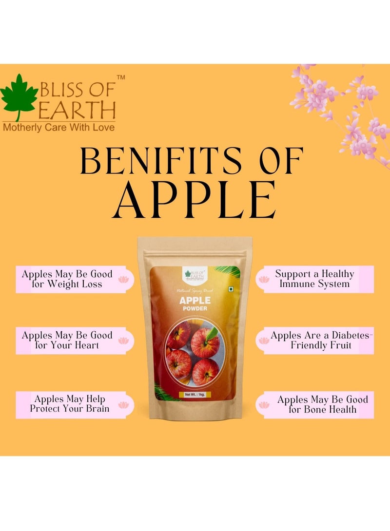 BLISS OF EARTH Bliss of Earth 200GM of Apple Powder Natural Spray Dried Great for Smoothie Apple juice bake apple pie - Image 3