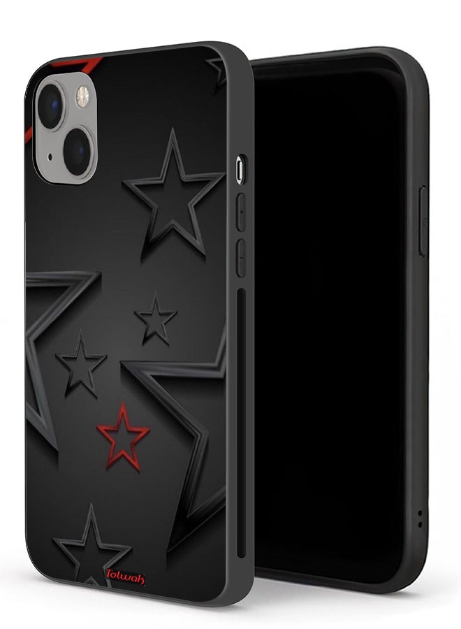 Tolwak Apple iPhone 13 Protective Case Stars Pattern - Image 1