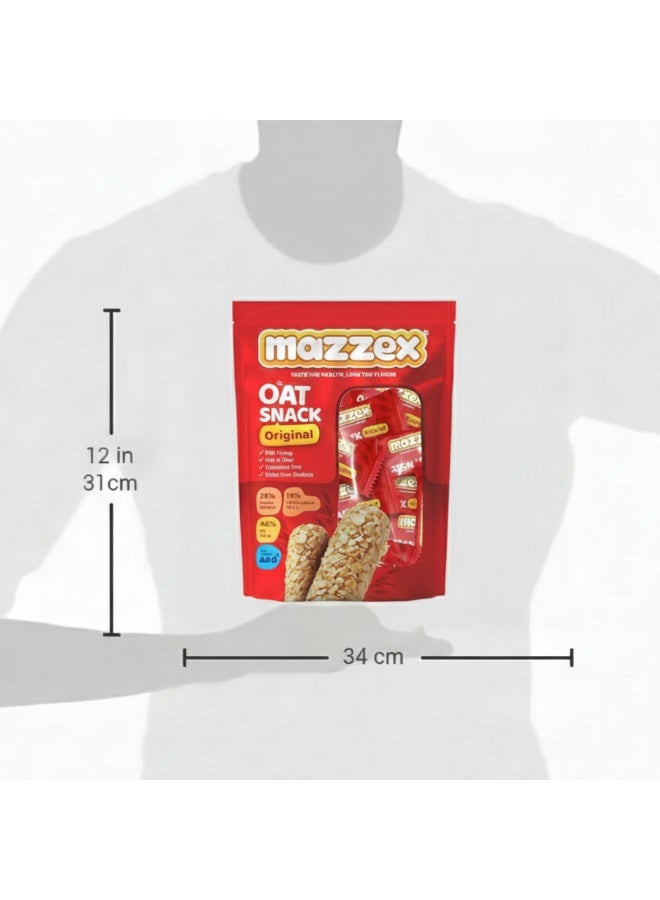 Mazzex Original Oat Snack 400g (40 Bars) | Oat Chocolate & Oatmilk Choco | High-Fiber, Low Sugar, 100% Natural Ingredients | No Artificial Preservatives | Healthy Snack & Energy Bar for Kids & Adults - Image 4