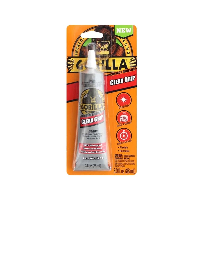 Gorilla - Glue Clear Grip Contact 3oz - Image 1