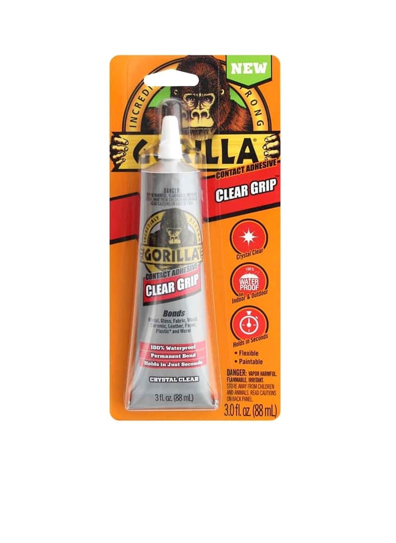 Gorilla - Glue Clear Grip Contact 3oz - Image 1