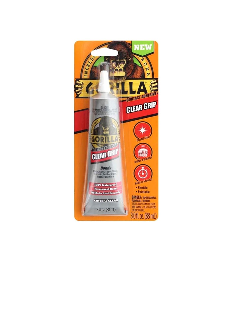 Gorilla - Glue Clear Grip Contact 3oz - Image 1