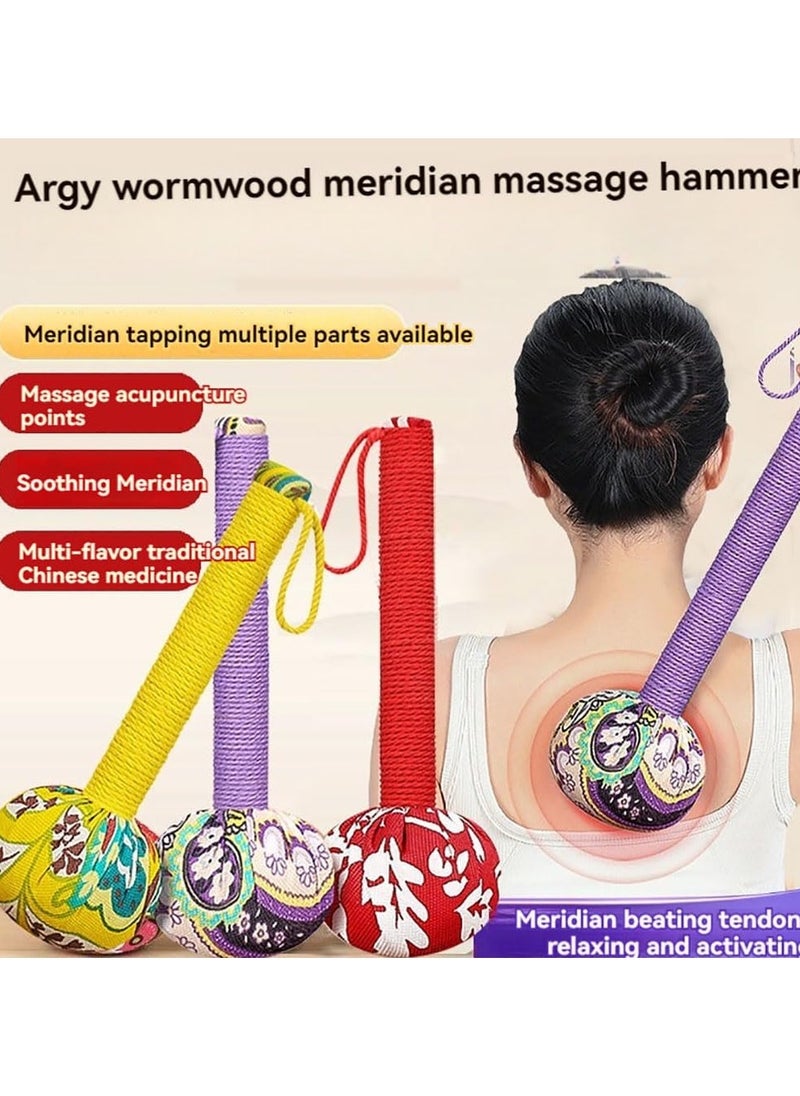 General Massage Hammer, Manual Massage Hammer, 2 Pieces Extended Handheld Massager, Suitable for Back Massage, Arm Massage, etc.  - Image 3