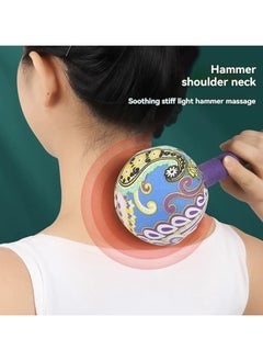 General Massage Hammer, Manual Massage Hammer, 2 Pieces Extended Handheld Massager, Suitable for Back Massage, Arm Massage, etc.  - Image 2
