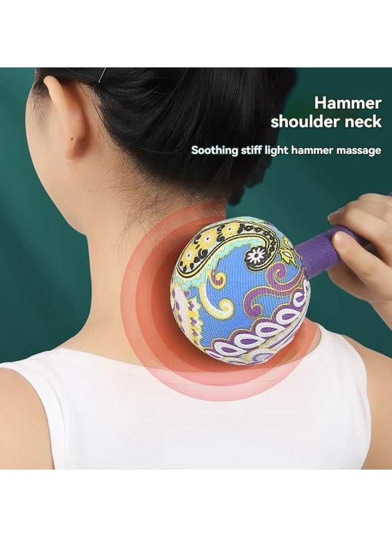 General Massage Hammer, Manual Massage Hammer, 2 Pieces Extended Handheld Massager, Suitable for Back Massage, Arm Massage, etc.  - Image 2