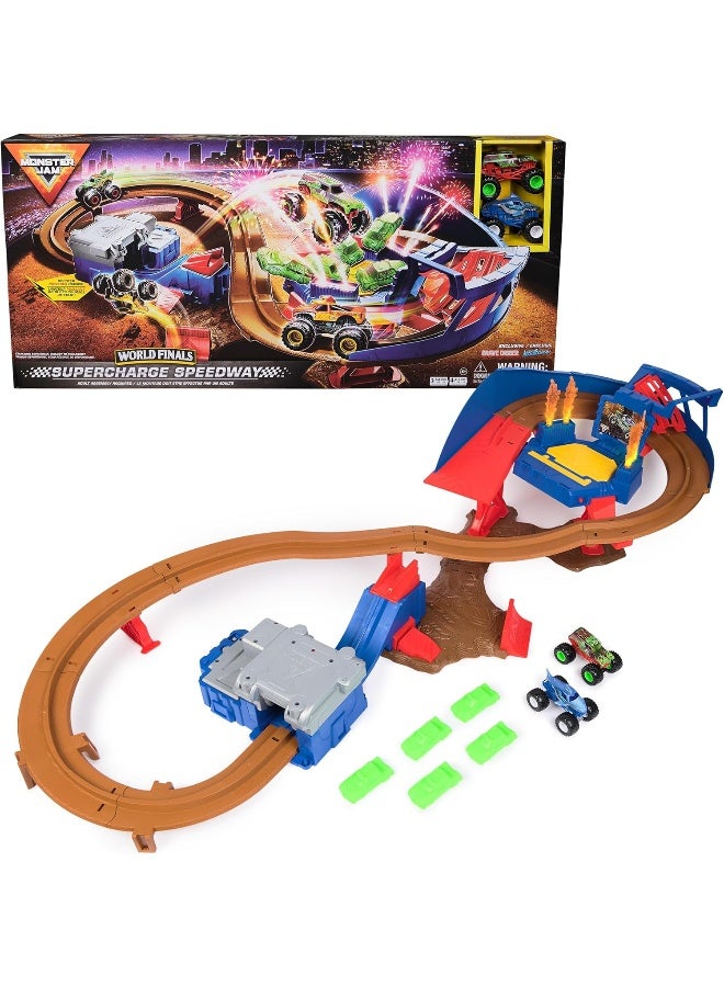 Monster Jam Supercharge Speedway Playset - Image 1