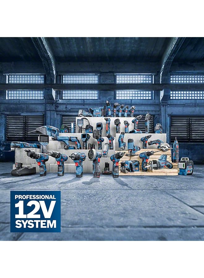 بوش بطاريتان Li Professional 12V 06019F3070 زرقاء 1.5 أمبير مع شاحن وحقيبة حمل - Image 2