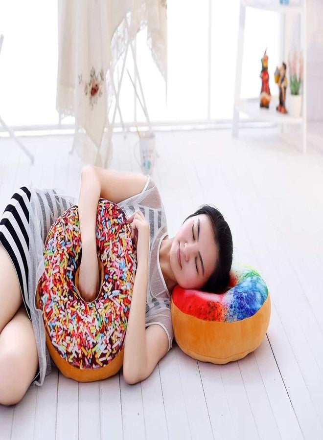 Wemi TIPINOICE Large Doughnut Throw Pillow Soft Novelty Doughnut Shaped Ring Plush Cushion Pillow 40cm - Image 5