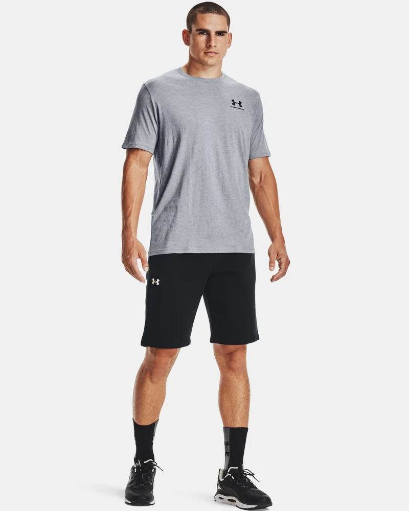 Under Armour Grey Men's Sportstyle Left Chest Logo T-Shirt for Men | Best Price UAE
