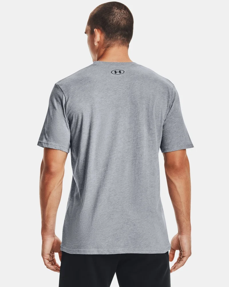 Under Armour Grey Men's Sportstyle Left Chest Logo T-Shirt for Men | Best Price UAE