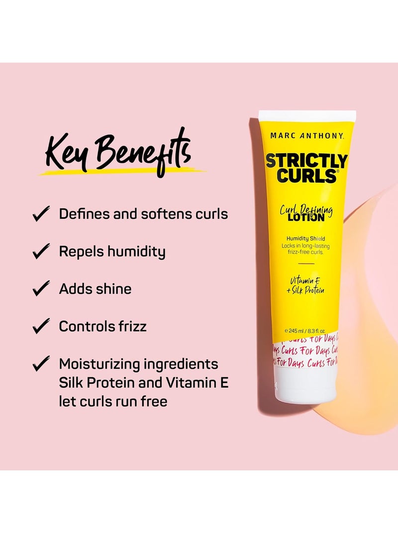 Marc Anthony Strictly Curls Curl Defining Styling Lotion & Curl Envy Cream