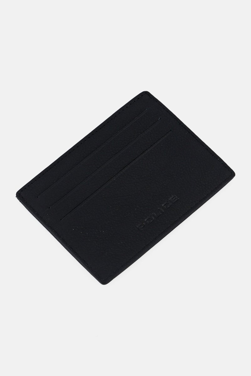 POLICE Men Brand Logo Card Holder L 8 x H 10,5 x W 0,5 cm, Black  - Image 3