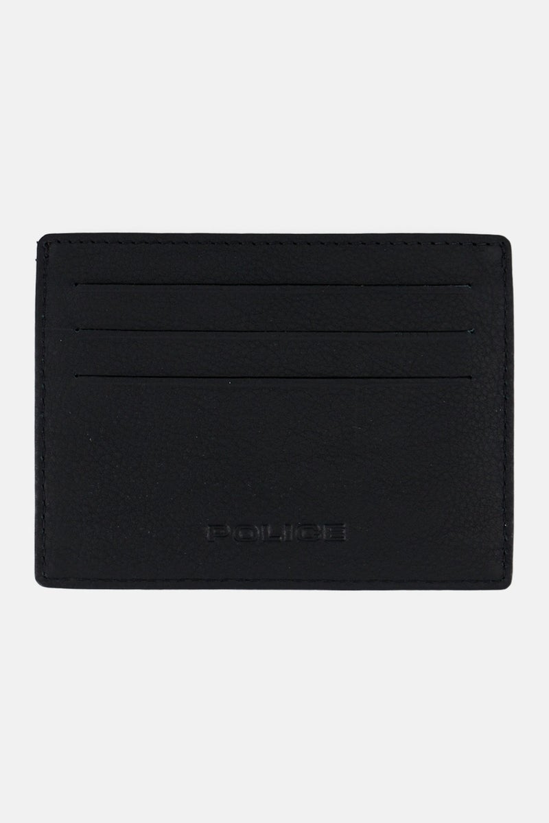 POLICE Men Brand Logo Card Holder L 8 x H 10,5 x W 0,5 cm, Black  - Image 2