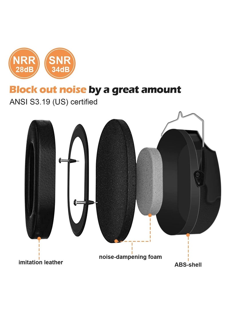 Noise Reduction Ear Muffs 2 Pack