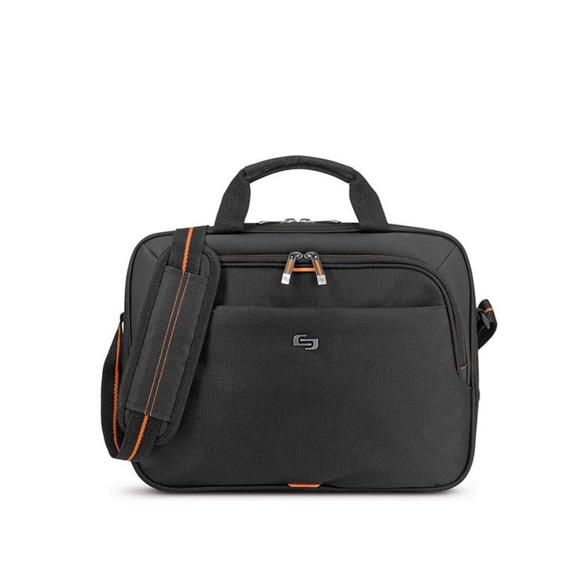 Solo NEW YORK Solo New York Ace Slim Brief Laptop Briefcase, 13.3 Inch, Black, One Size  - Image 4