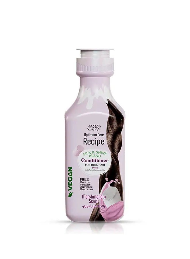Eva Optimum Care Recipe Conditioner Hair Silky & Shin Blend Marshmallow Scent - 350Ml