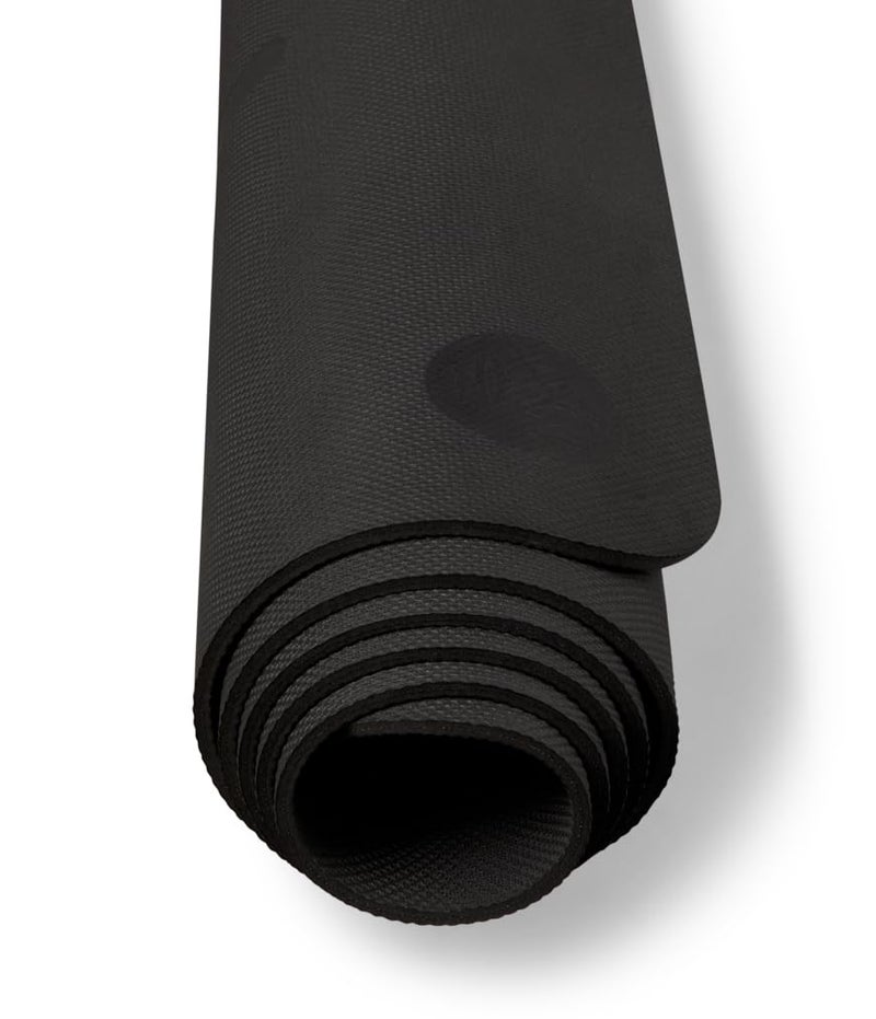 Manduka Begin Yoga Mat 68" - 5mm Cushioning | Comfortable, Lightweight & Reversible with Alignment Stripe | Budget-Friendly | 68 x 24 inches | Moon Black - Image 3
