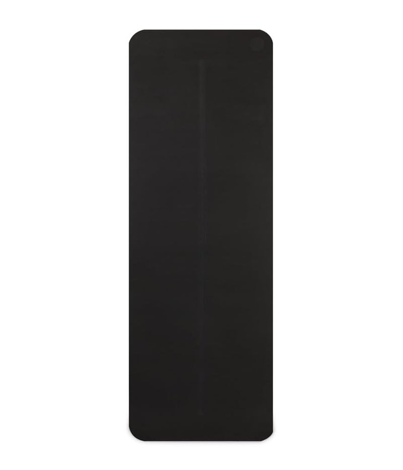 Manduka Begin Yoga Mat 68" - 5mm Cushioning | Comfortable, Lightweight & Reversible with Alignment Stripe | Budget-Friendly | 68 x 24 inches | Moon Black - Image 4