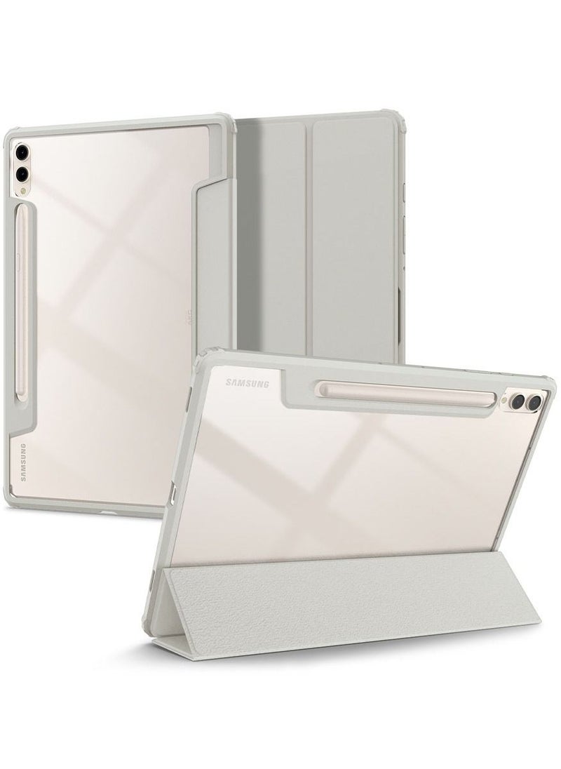 Spigen - Ultra Hybrid Pro Samsung Galaxy Tab S9 PLUS Case Cover 12.4 inch (2023) with dual S-Pen Holder - Gray - Image 1
