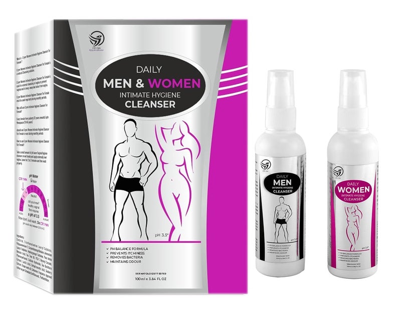 Crynn Daily Men Women Intimate Hygiene Cleanser Gel Wash2 Item In The Set - Image 5