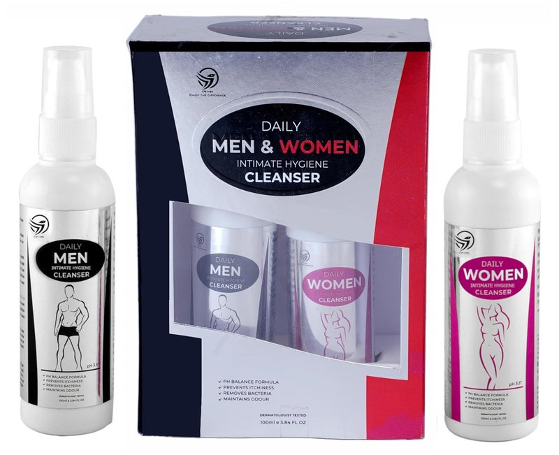 Crynn Daily Men Women Intimate Hygiene Cleanser Gel Wash2 Item In The Set - Image 4