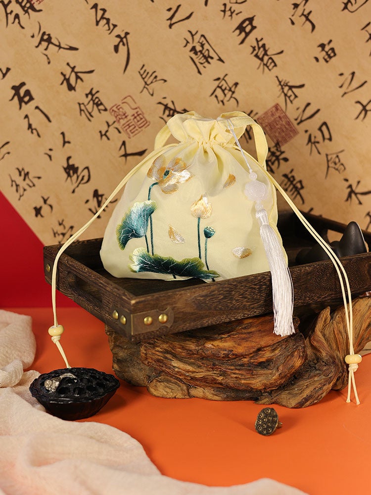 Suzhou Embroidery Bag Embroidery Bucket Bag Heavy Embroidery Antique Bag Chinese Style Handbag Messenger Bag Hanfu Small Bag - Image 2