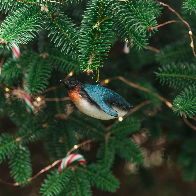رينجورا حلي طيور البطريق الحلي اليدوية الحلي طلاء البطريق لعيد الميلاد ، زخارف عيد الميلاد زخارف البطريق لحلي الشجرة الساحلية لعيد الميلاد 2024 هدايا طيور البطريق بواسطة رينجرا - Image 2