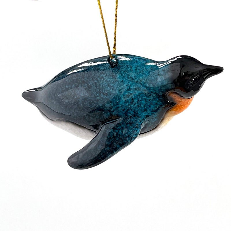 رينجورا حلي طيور البطريق الحلي اليدوية الحلي طلاء البطريق لعيد الميلاد ، زخارف عيد الميلاد زخارف البطريق لحلي الشجرة الساحلية لعيد الميلاد 2024 هدايا طيور البطريق بواسطة رينجرا - Image 1