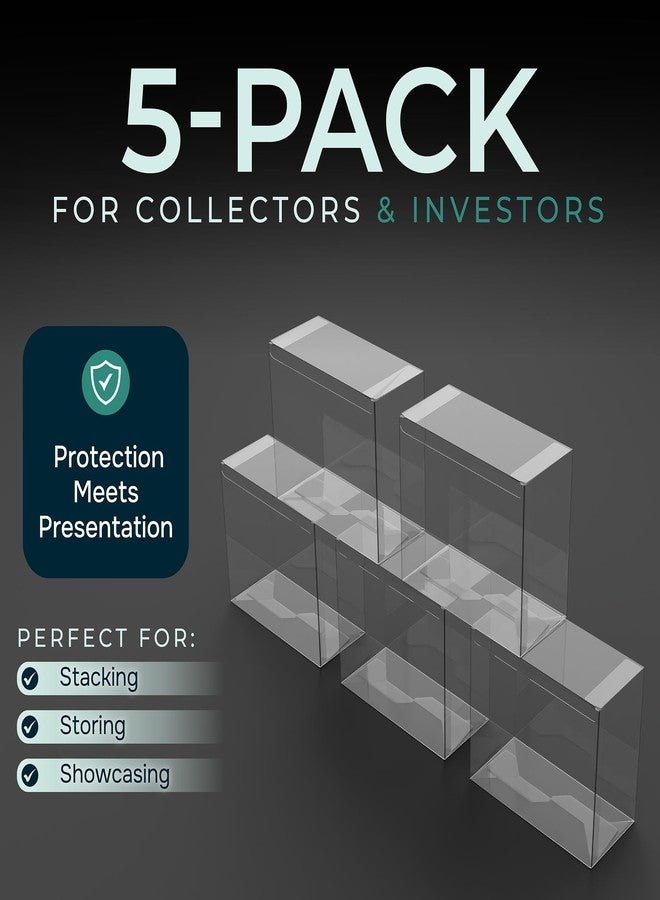 SellCCG - 5PC Perfect Fit ETB Protector Case - Elite Trainer Box Plastic Protectors - ETB Case Display & Storage (5 Pack) - Image 3