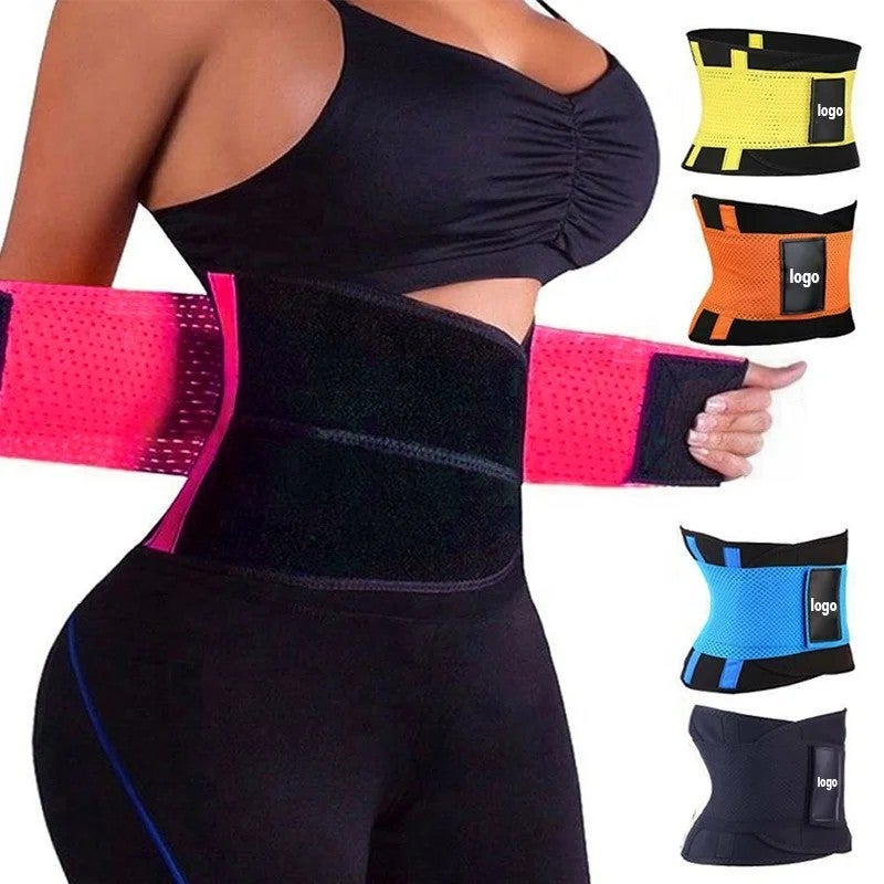Bluejw Sauna Waist Trimmer Belt for Women Men, Body Shaper Belly Sweat Band, Slimming Waist Trainer Tummy Belt - Image 2