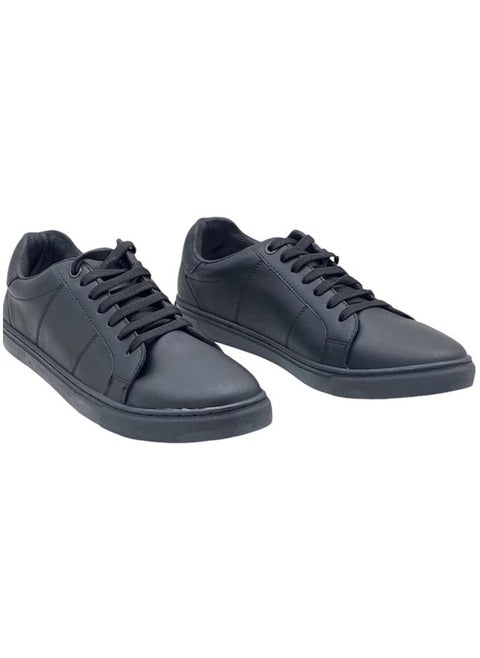 Men's lace-up leather casual shoes