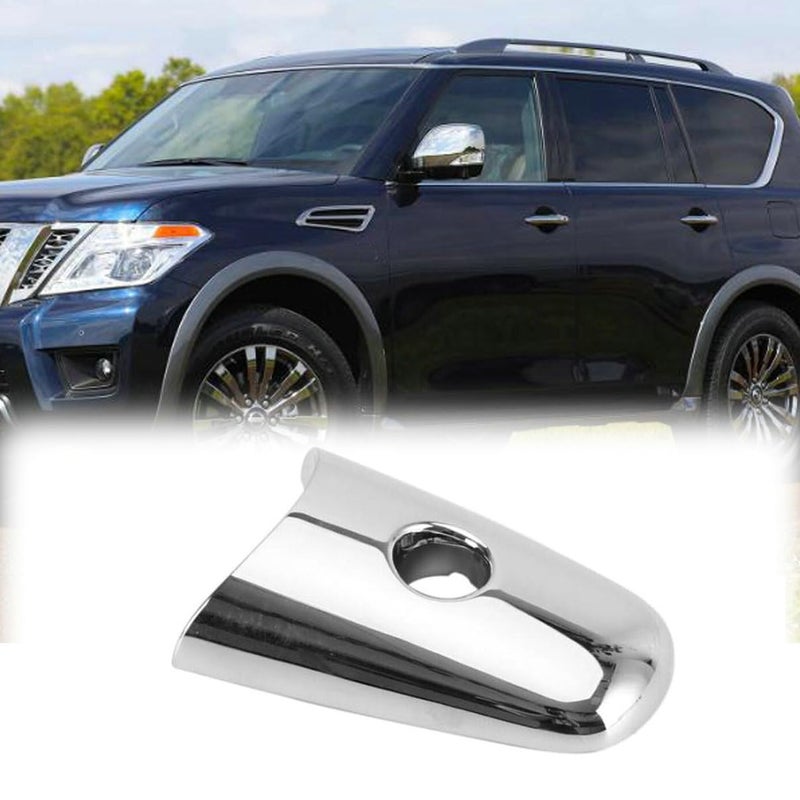 Bayyee Front Car Exterior Door Handle Cover with Keyhole Outside Door Handle Escutcheon for Nissan Armada 20172020 Infiniti QX60 - Image 2