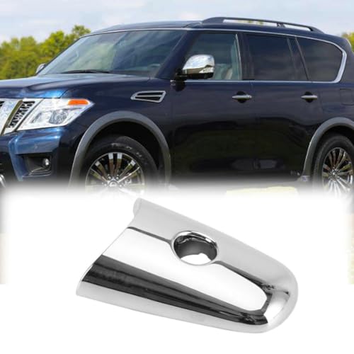 Bayyee Front Car Exterior Door Handle Cover with Keyhole Outside Door Handle Escutcheon for Nissan Armada 20172020 Infiniti QX60 - Image 1
