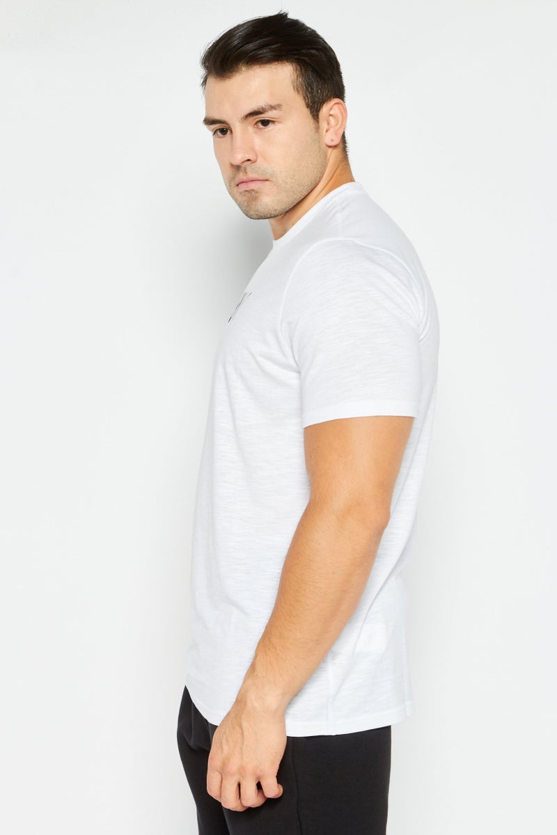 PUMA Men Sportswear Fit Short Sleeves Running T-shirt, White - Image 4