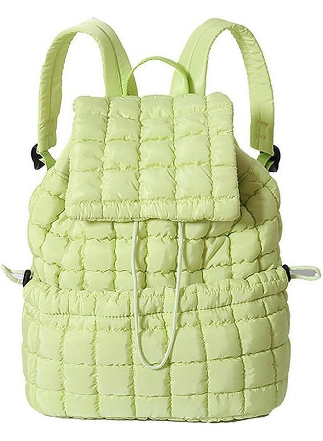 MOCA Trendy Lightweight Backpack for Women, Girls & Teens | Quilted Puffer Daypack for Casual, College & Travel Use | Soft, Stylish & Water-Resistant (Citrus Pop) - Image 1