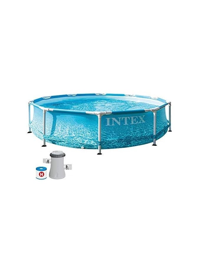 INTEX Metal Frame Pool 305cm*76cm  - Image 1