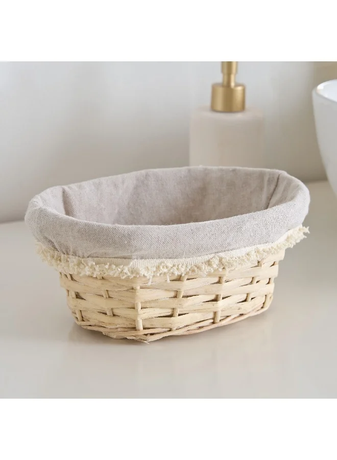 Home Box  Valerie Willow Storage Basket 22 x 9 x 15 cm  | Best Price UAE