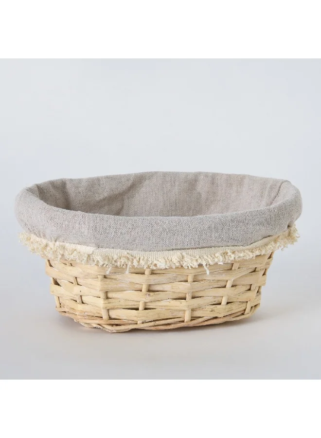 Home Box  Valerie Willow Storage Basket 22 x 9 x 15 cm  | Best Price UAE