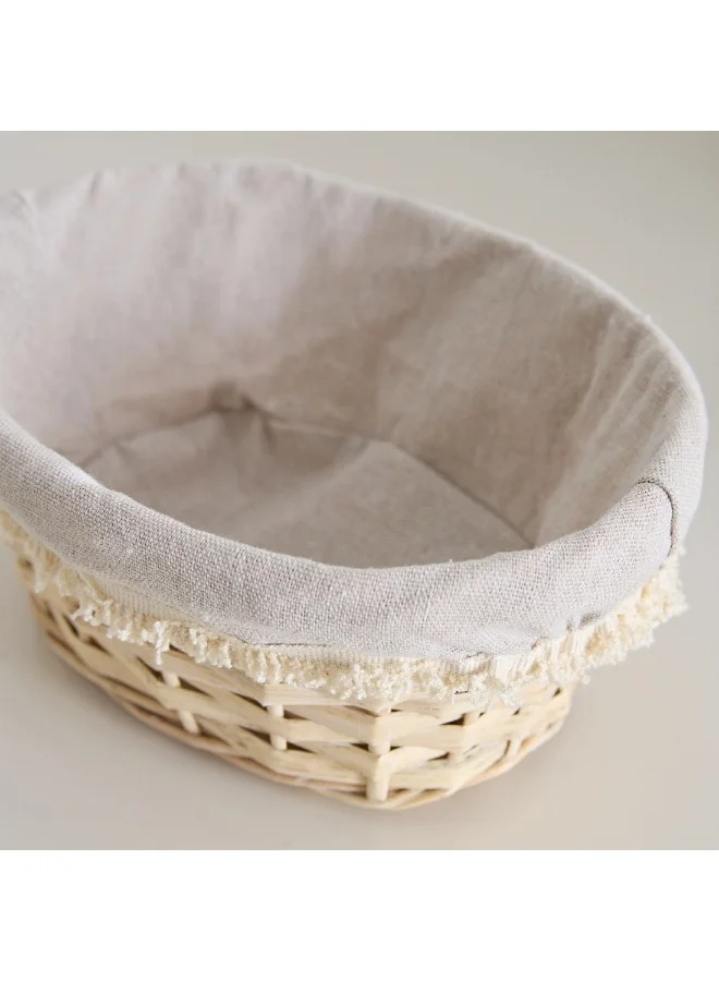 Home Box  Valerie Willow Storage Basket 22 x 9 x 15 cm  | Best Price UAE