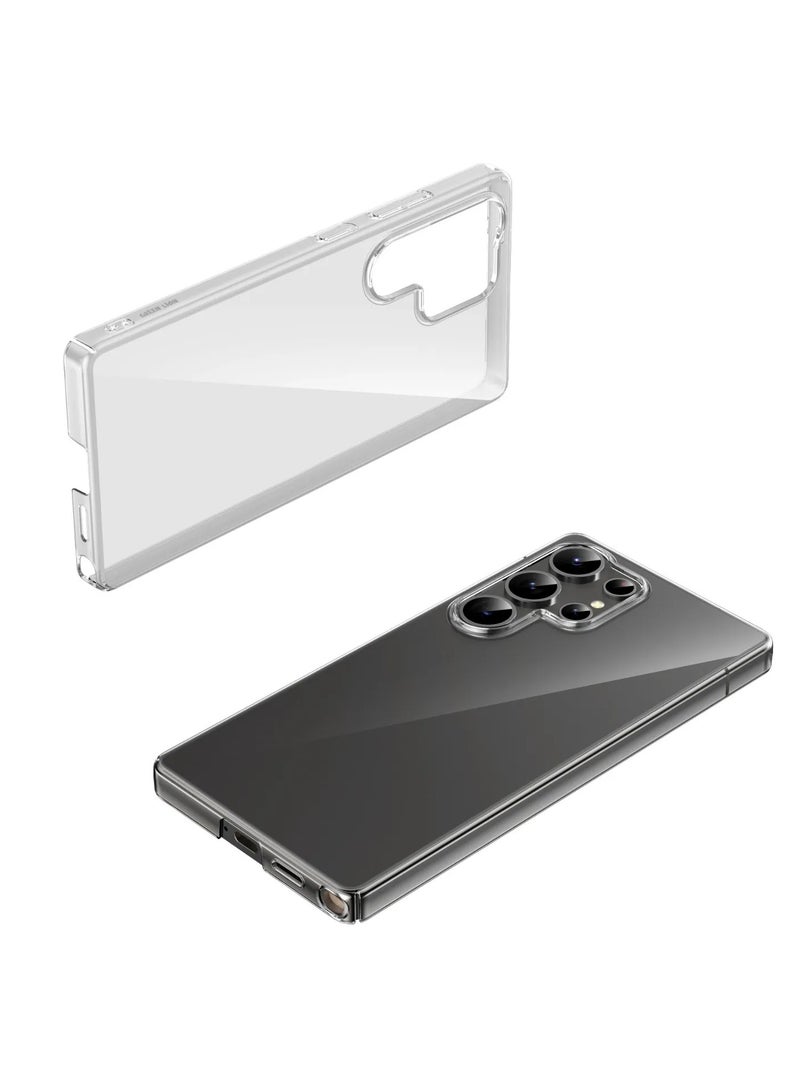 GREEN LION Galaxy S25 Ultra Case Delgado PC Cover /Anti-Yellowing/ Comfortable Grip /Ultra Slim/ Drop Protection / Raised Camera Guard /Ultra-Lightweight Back Cover - Clear - Image 1