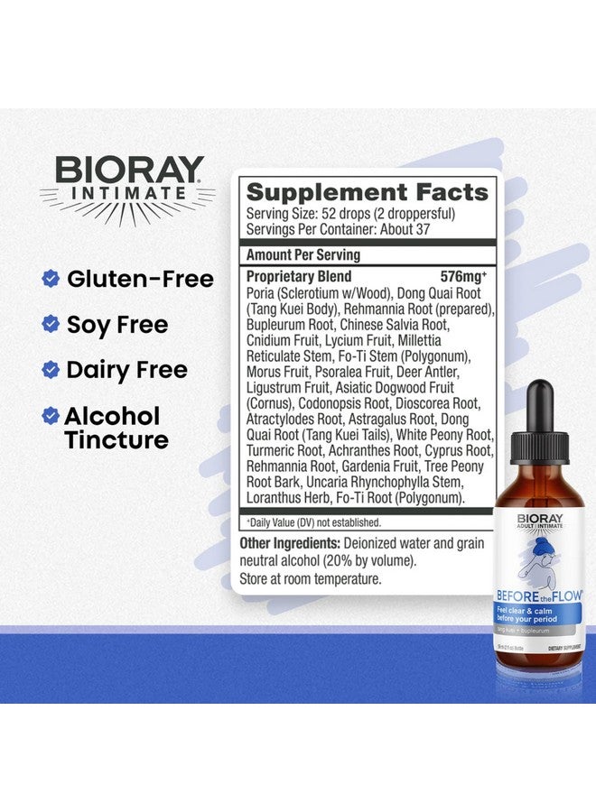 BIORAY Intimate Before The Flow - 2 fl oz - Diminishes Normal Symptoms of PMS - Non-GMO, Gluten Free - Image 2