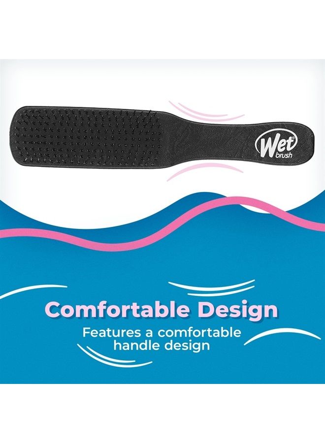 Wet Brush Detangling Hair Brush for Men, Black - Stimulates Scalp & Beard for Fuller Stronger Healthier Hair - Intelliflex Detangler Bristles Promote Hair Growth & Protect from Breakage - Pain-Free - Image 4